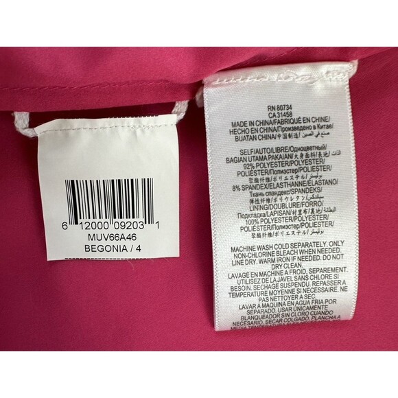 BCBG MaxAzria 'Surrey' ~ Pink Crepe Strapless Bustier Formal Gown 4 - Picture 13 of 16